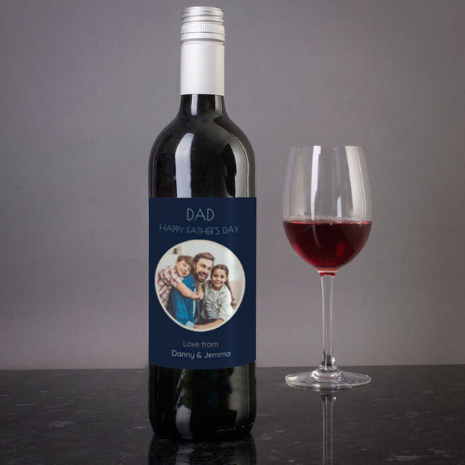 Personalised Father's Day Wine - Dad