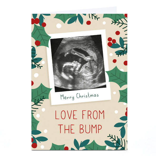 Personalised Zoe Spry Christmas Card - From the Bump