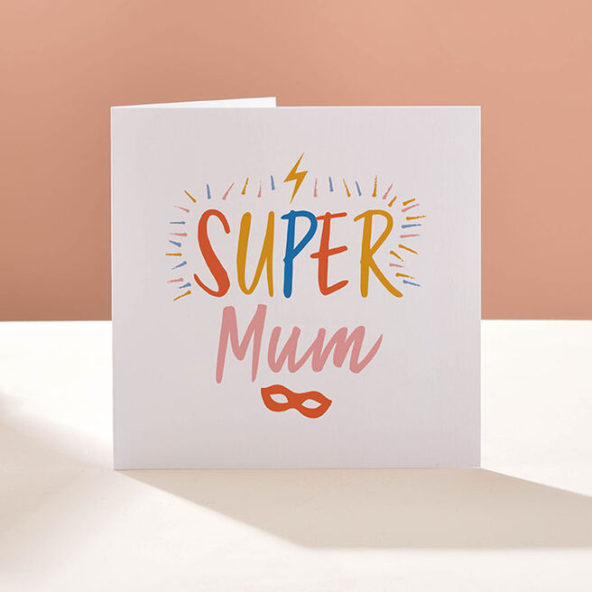 Personalised Card - Super Mummy