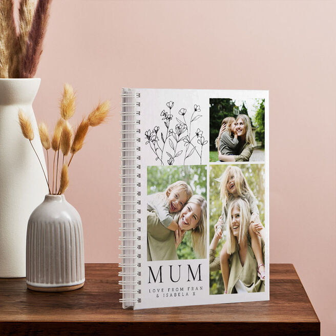 Photo Upload Notebook - Floral - Mother's Day