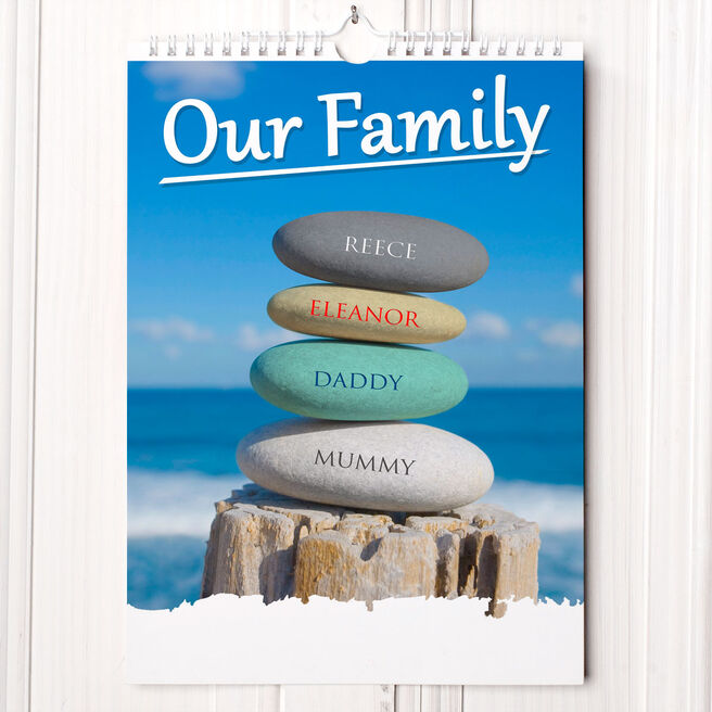 Personalised Our Family Calendar - 2nd Edition