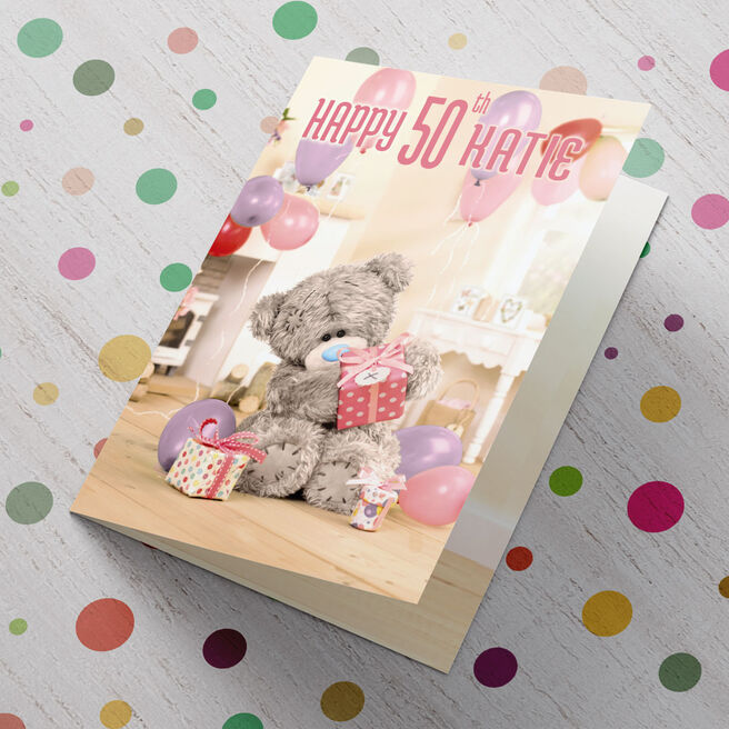 Personalised Me To You Card - 50 Stack of Presents
