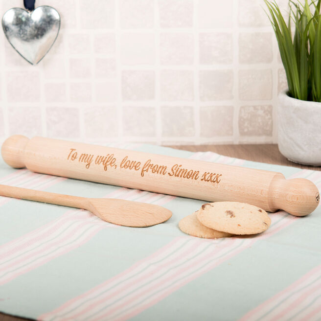 Personalised Rolling Pin - Any Message