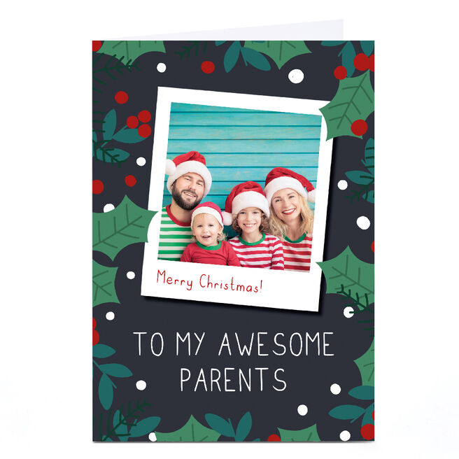 Personalised Zoe Spry Christmas Card - To My Parents