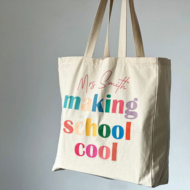 Personalised Making School Cool Tote Bag