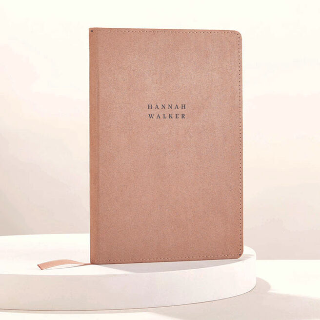 Create Your Own - Personalised Suede Notebook