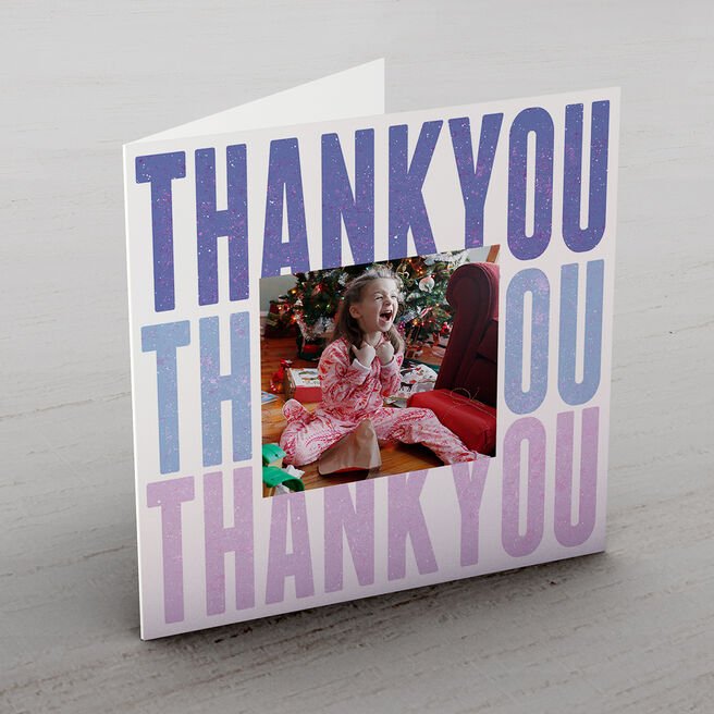 Photo Upload Card - Thank You