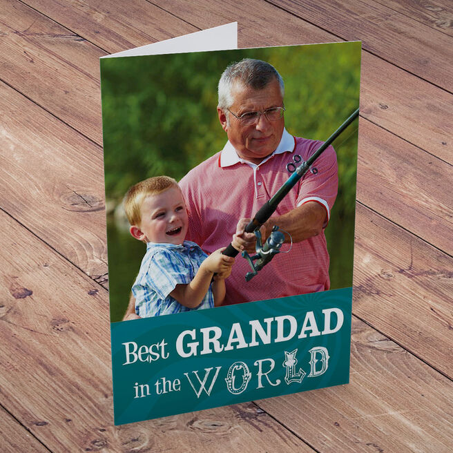 Photo Upload Card - Best Grandad
