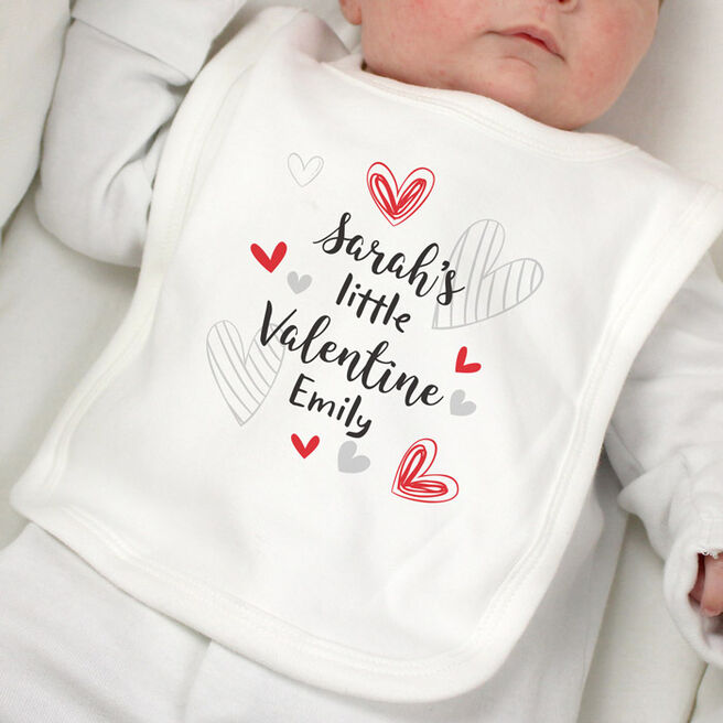 Personalised Little Valentine Bib
