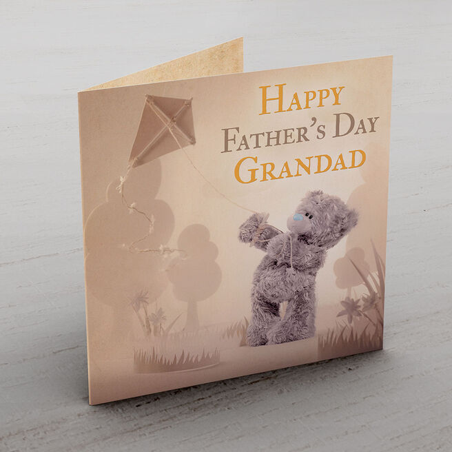 Personalised Me To You Card - Father's Day, Kite Flying