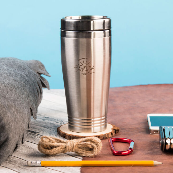 Personalised Travel Vacuum Flask - Awesome Adventures