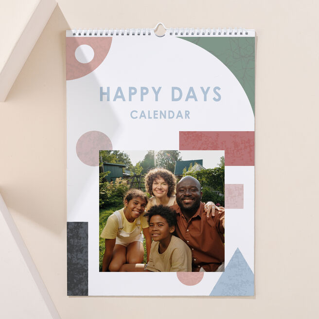 Personalsed Photo Calendar - Happy Days