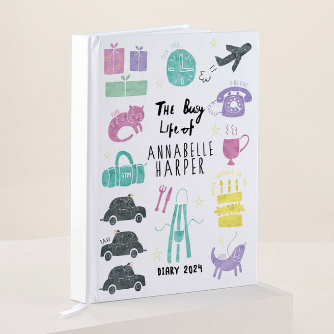 Personalised Diary - The Busy Life Of...