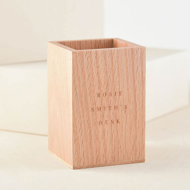 Create Your Own - Personalised Wooden Pen Pot