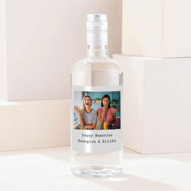 Personalised Photo Gin - Polaroid Picture