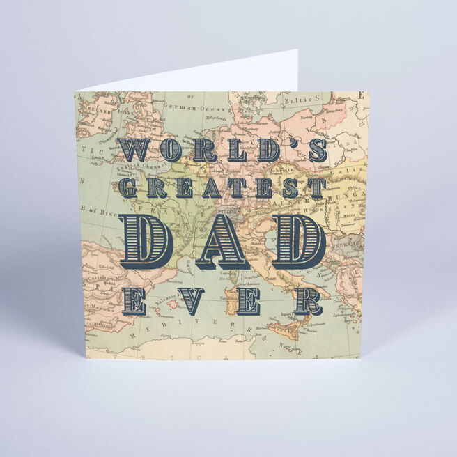 Personalised Card - World's Greatest Dad Ever