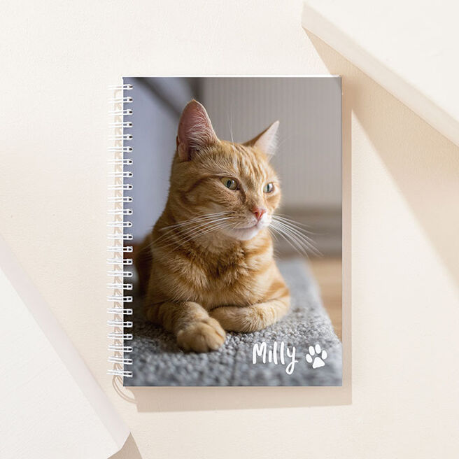 Photo Upload Notebook - Pet Cat