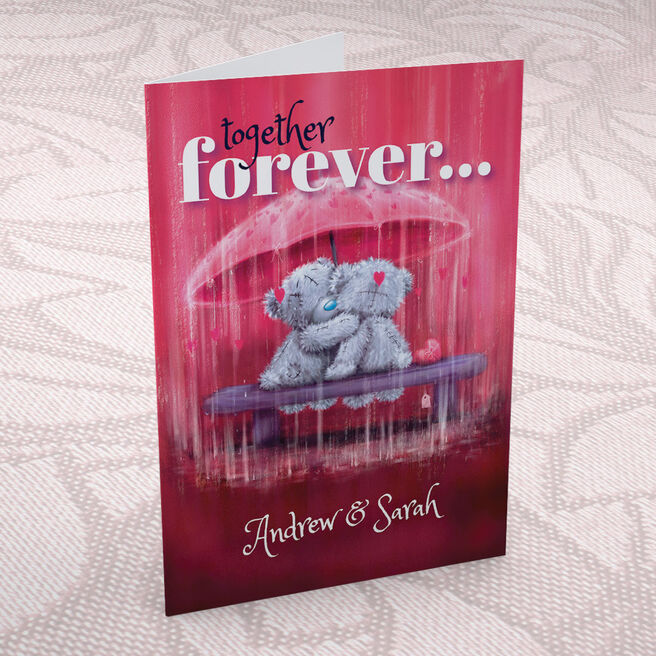 Personalised Me to You Card - Together Forever