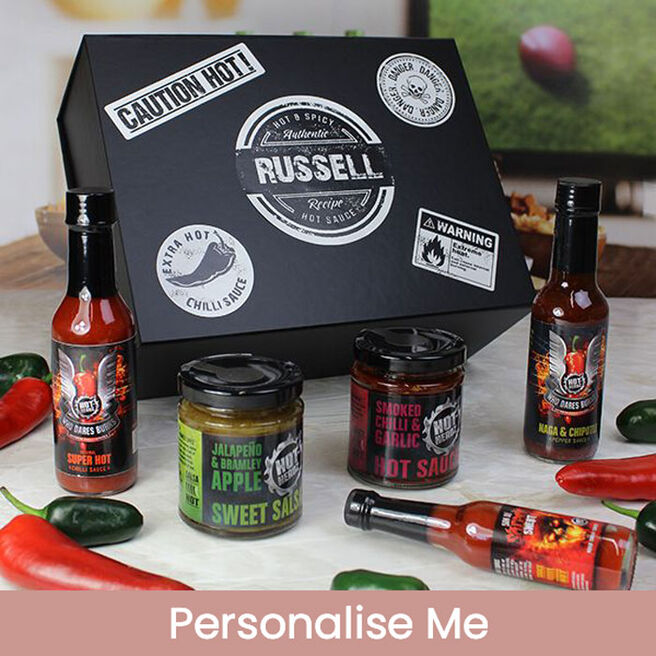Personalised Naga Hot Sauce Gift Box