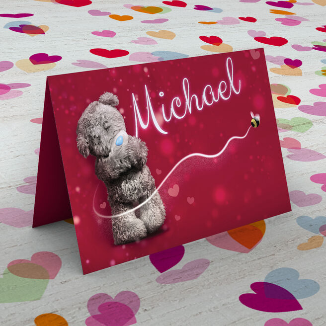 Personalised Me to You Card - Buzzy Bee