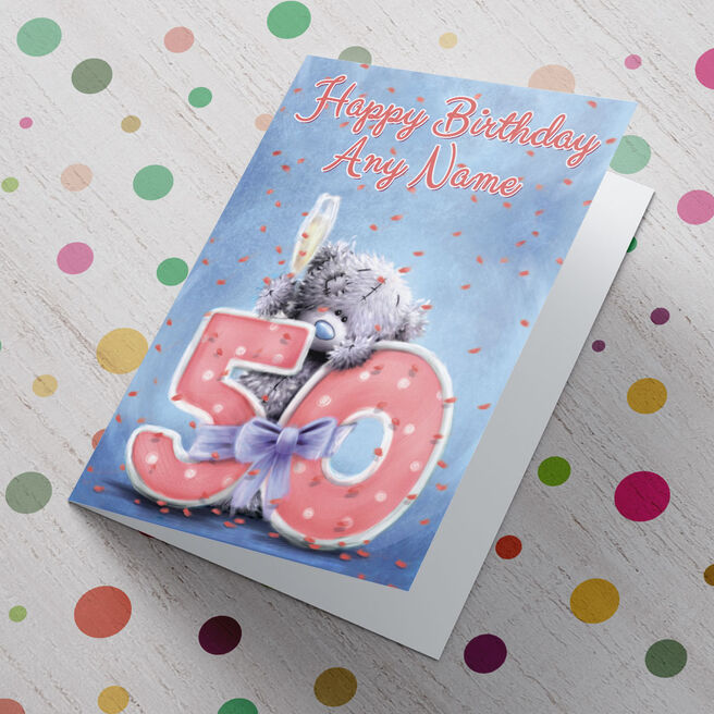 Personalised Me To You Card - 50 Today