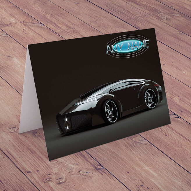 Personalised Card - Performance Car
