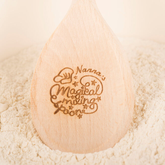 Engraved Wooden Spoon - Magical Mixing Spoon