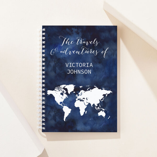 Personalised Notebook - Travel Journal