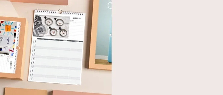 Personalised planner calendars