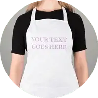 Personalised aprons