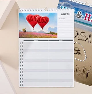 personalised calendars & diaries gifts