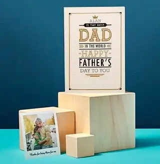 Personalised fathers day cards