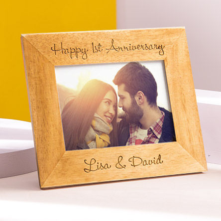 Anniversary Gift Ideas Custom Poem With Photo Wall Art Picture