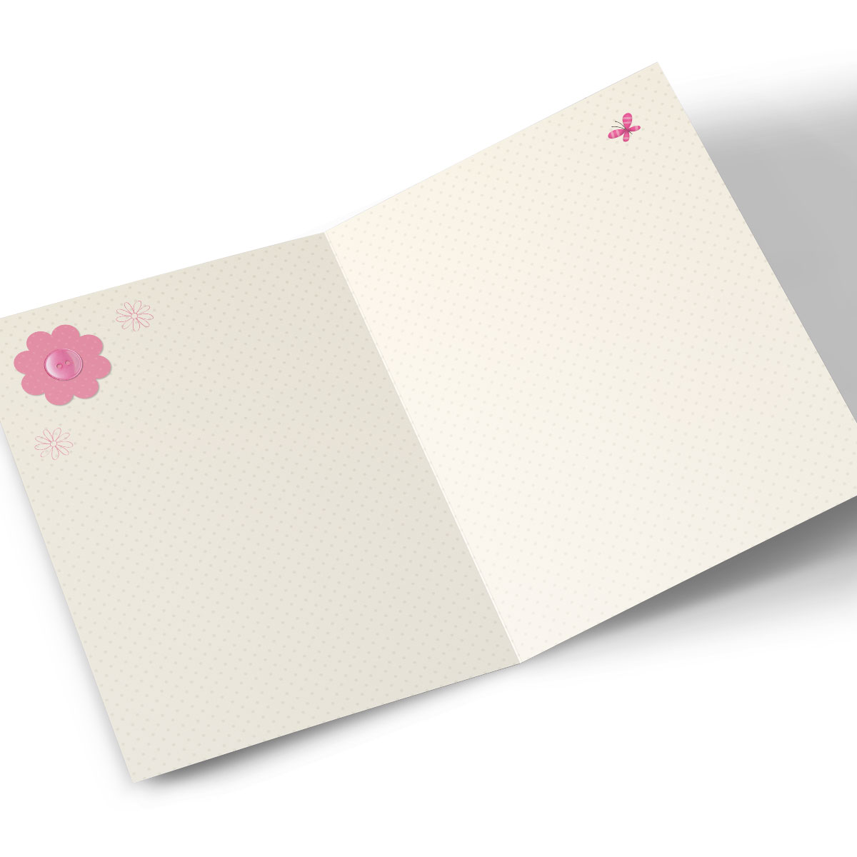 Personalised Hugs Bear Card - Flower, With Love