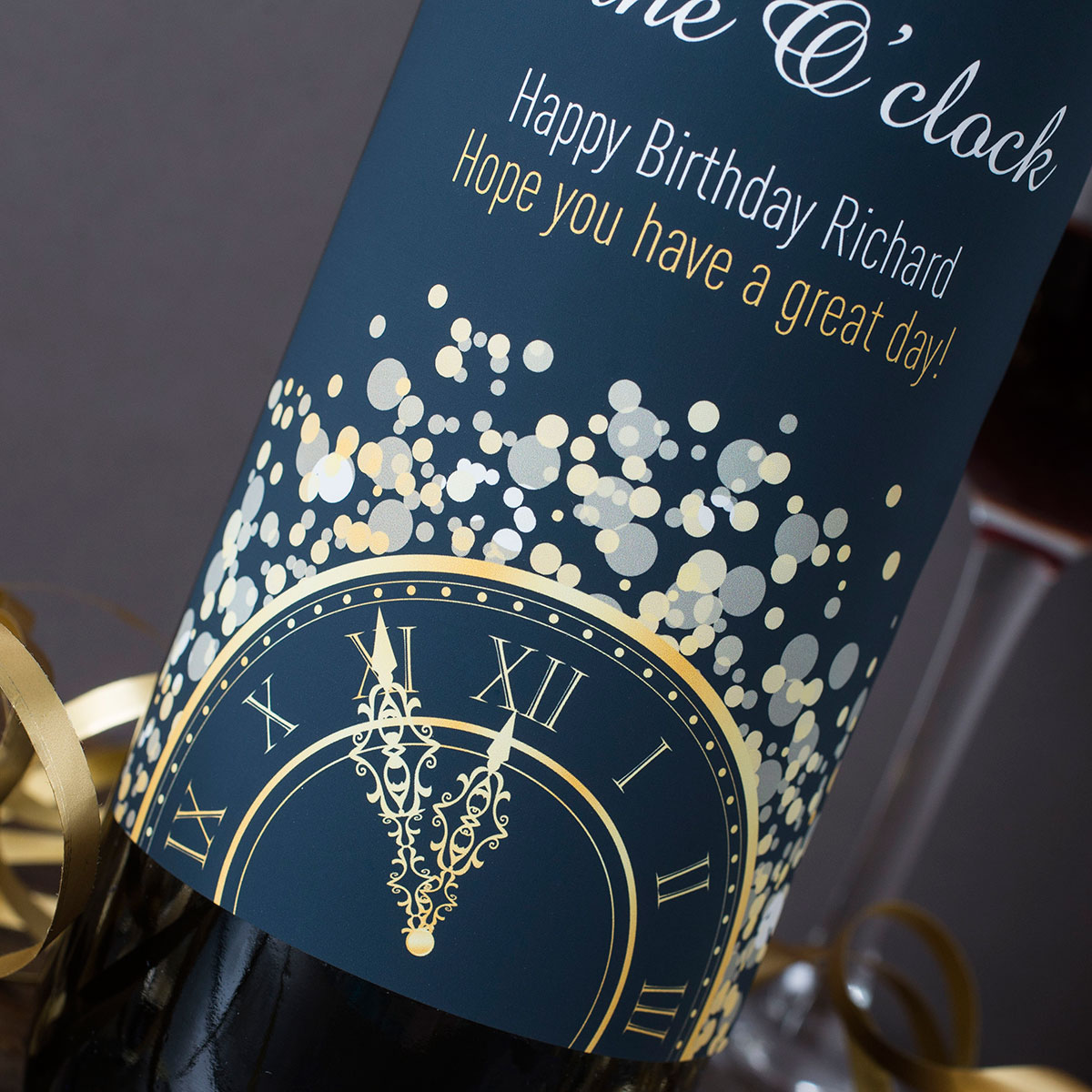 Personalised Wine - Wine O'Clock