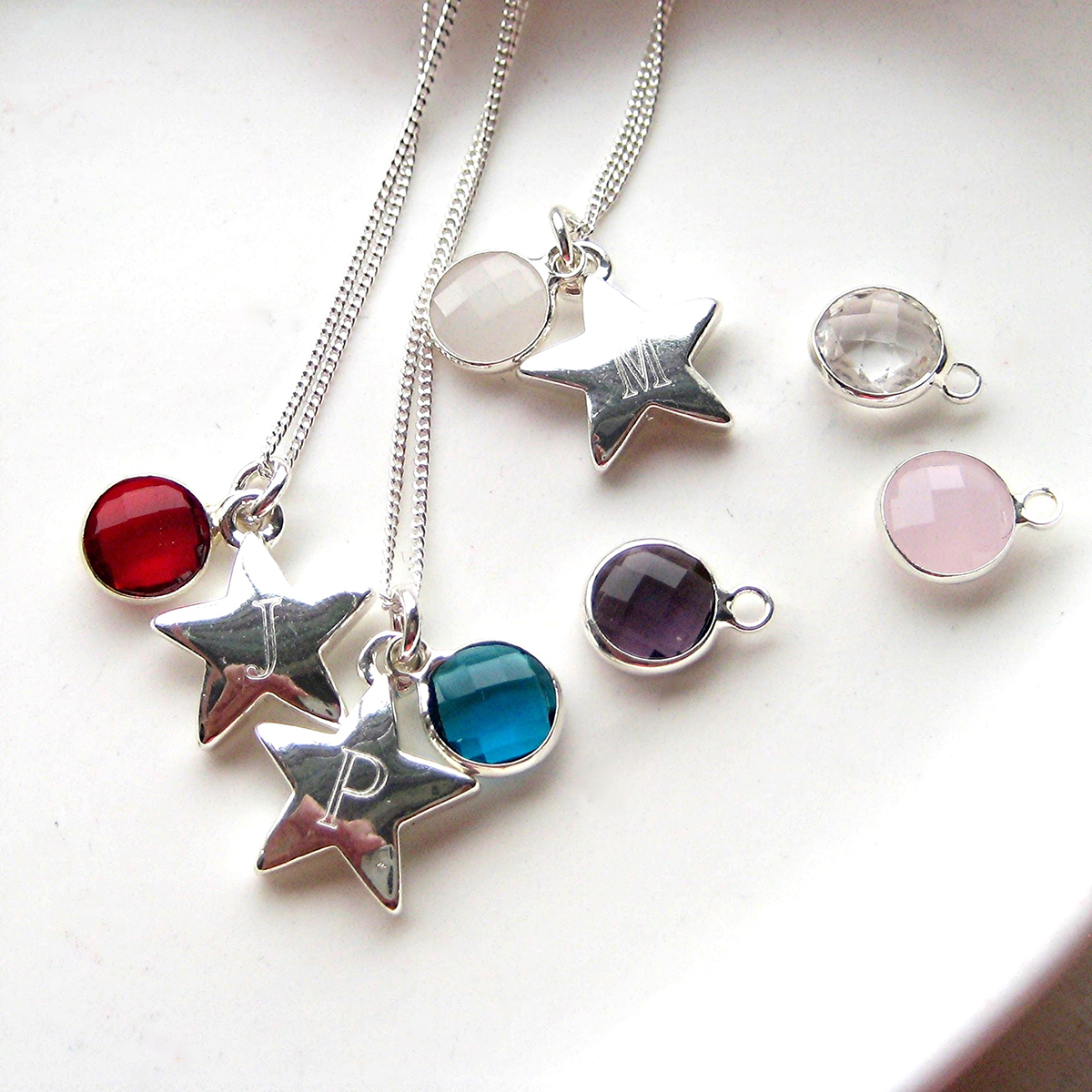 Personalised Necklace - Bantang Star Birthstone