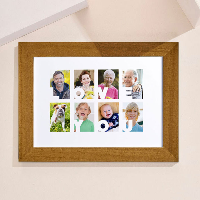 Photo Upload Framed Print - Family