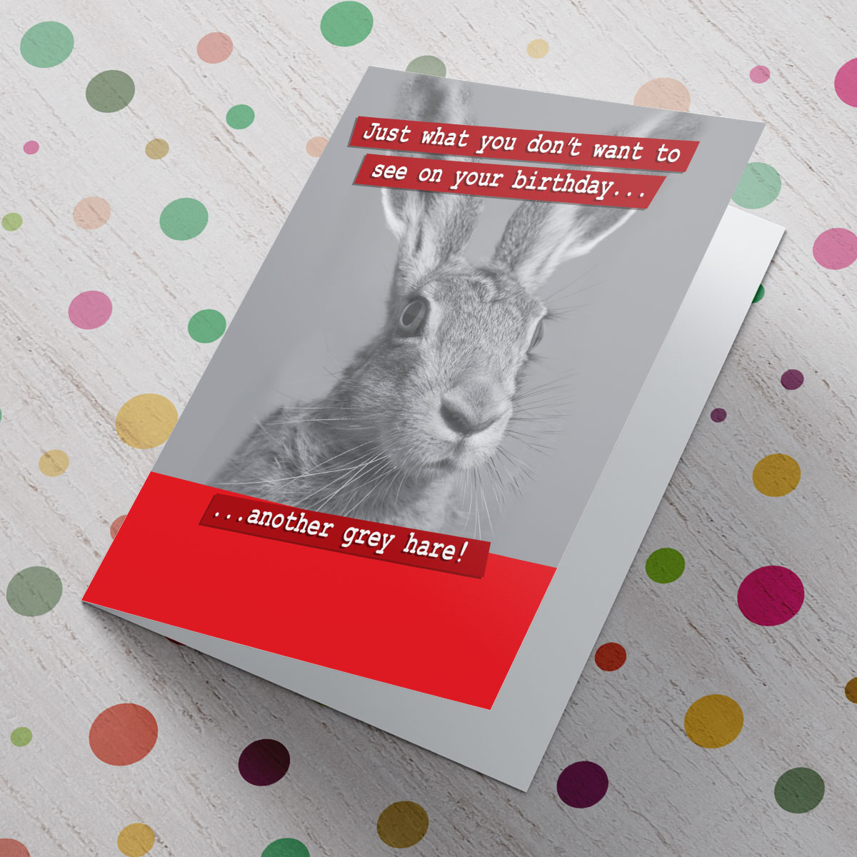 Quitting Hollywood Card - Another Grey Hare