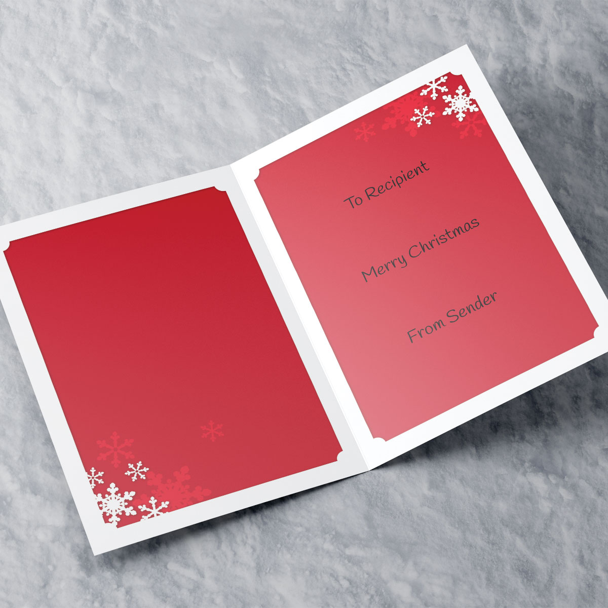 Personalised Christmas Card - Holly and Robin