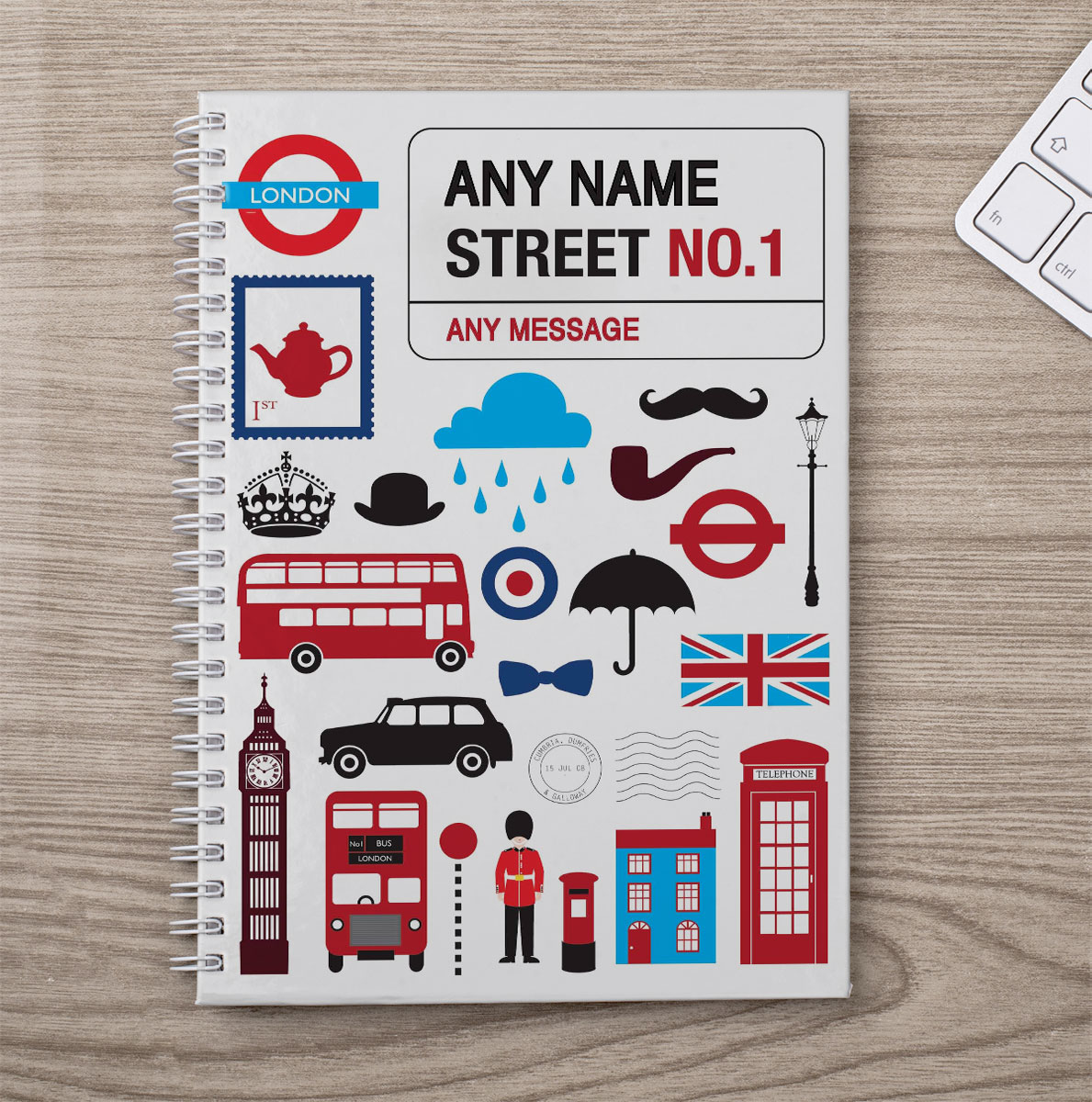 Personalised Notebook - Iconic London