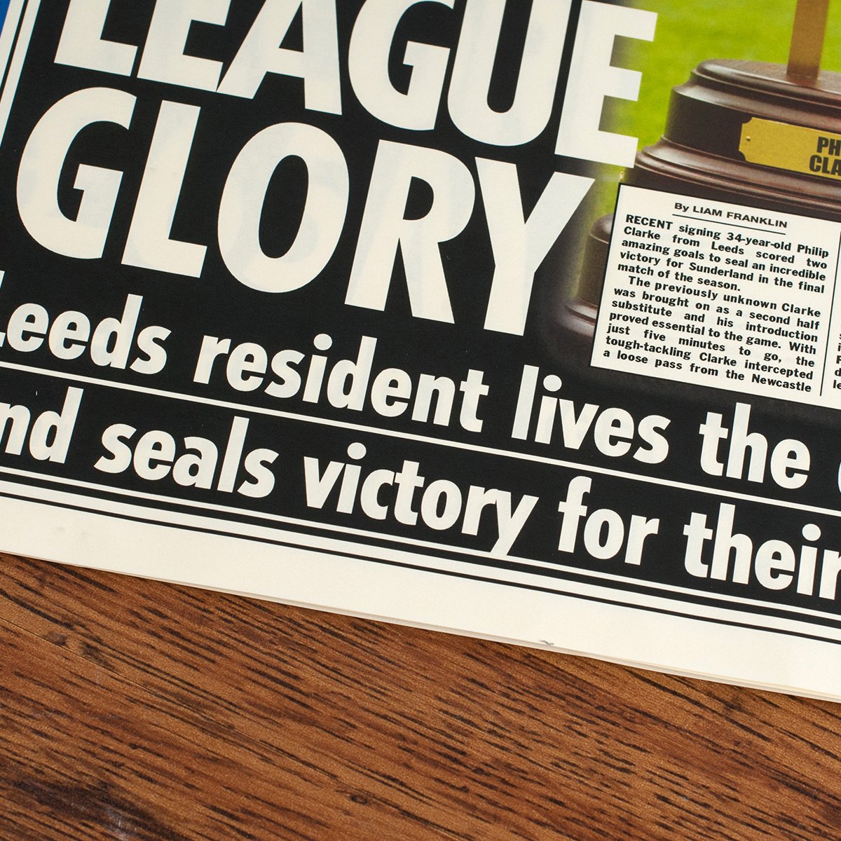 The Sun Personalised Spoof Newspaper Article - Football Genius