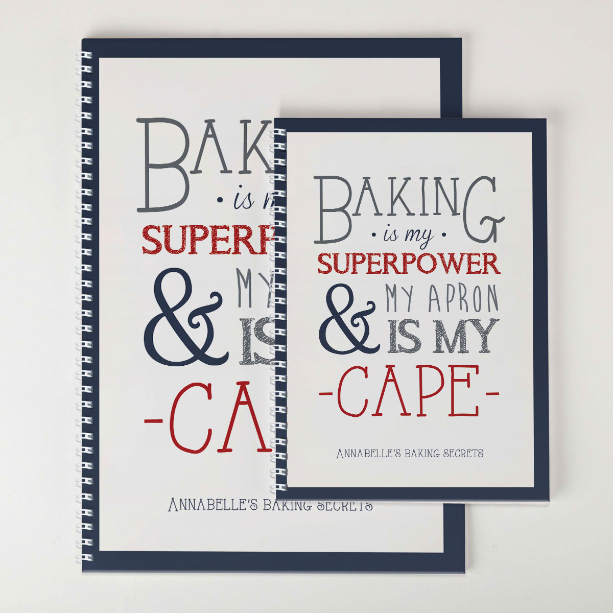 Personalised Notebook - Baking Is My Superpower