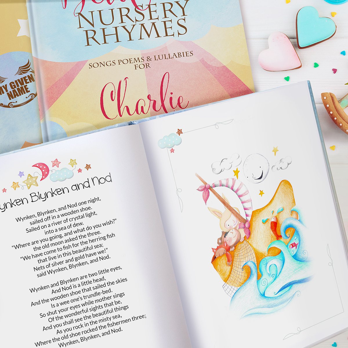 Personalised Children's Book - Bedtime Nursery Rhymes & Poems