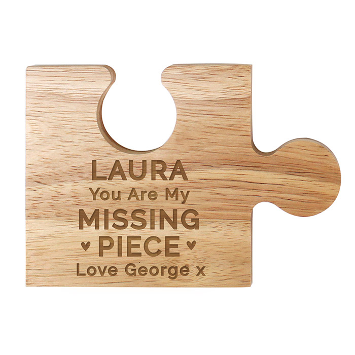 Personalised Missing Piece Jigsaw Coaster