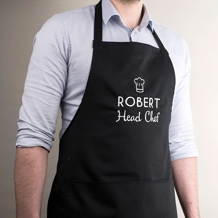 Personalised His And Hers Aprons - Head Chefs