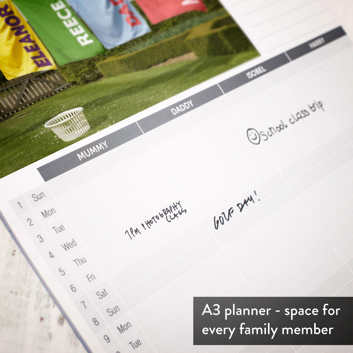 Personalised Our Family Calendar - 6th Edition