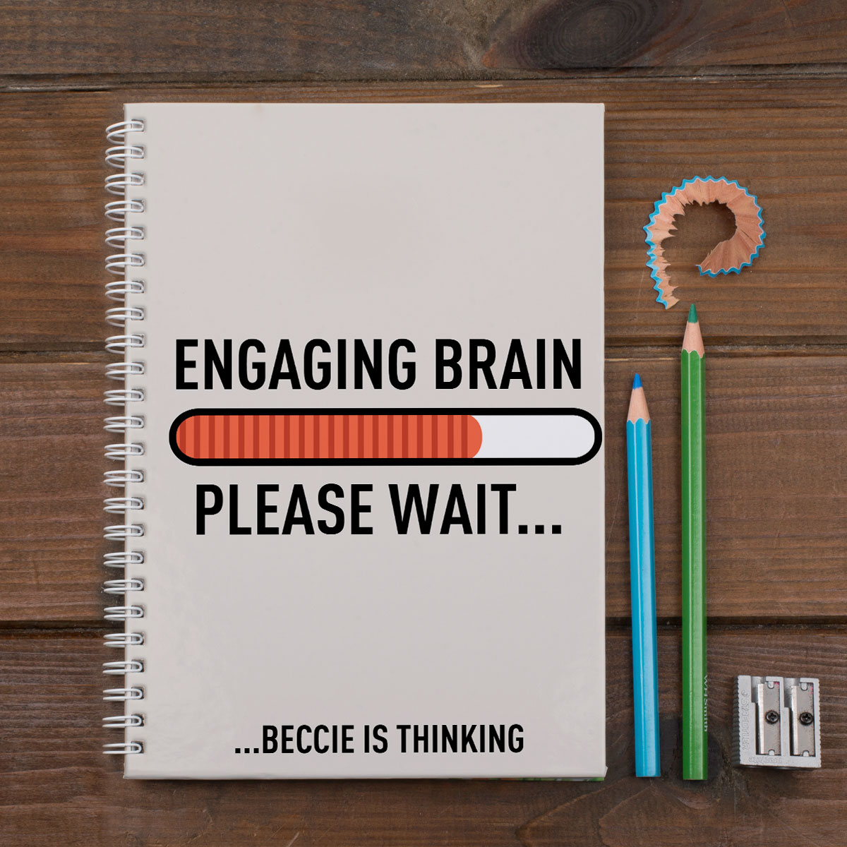 Personalised Notebook - Engage Brain