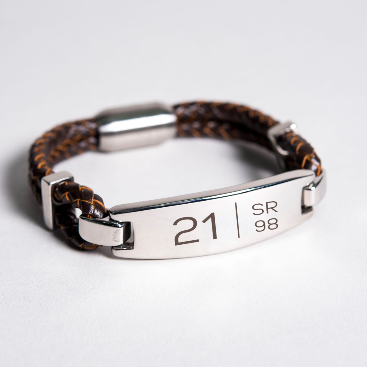 Personalised Men's Bracelet - Geometric 21