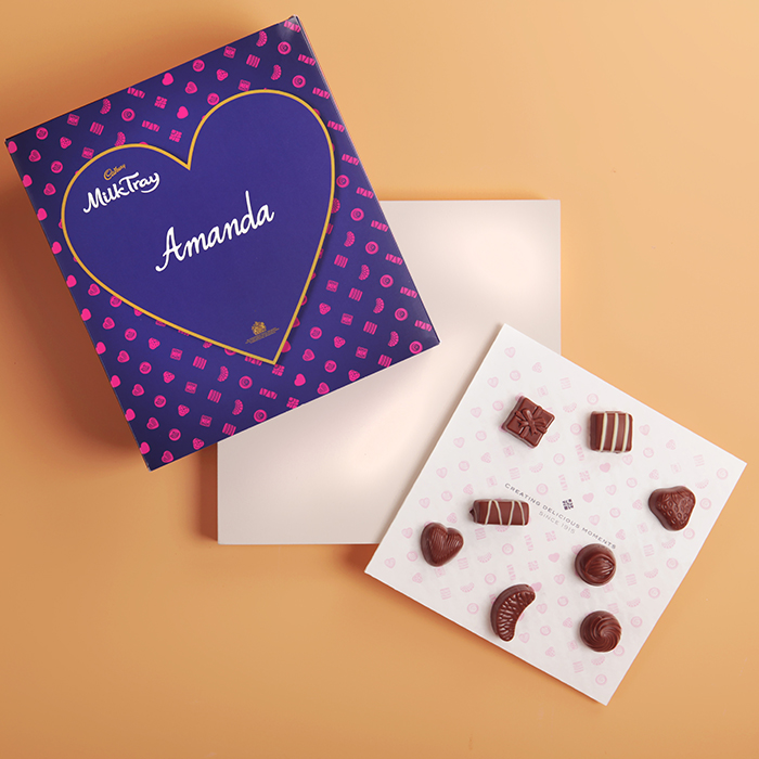 Personalised Milk Tray - Mother's Day Heart