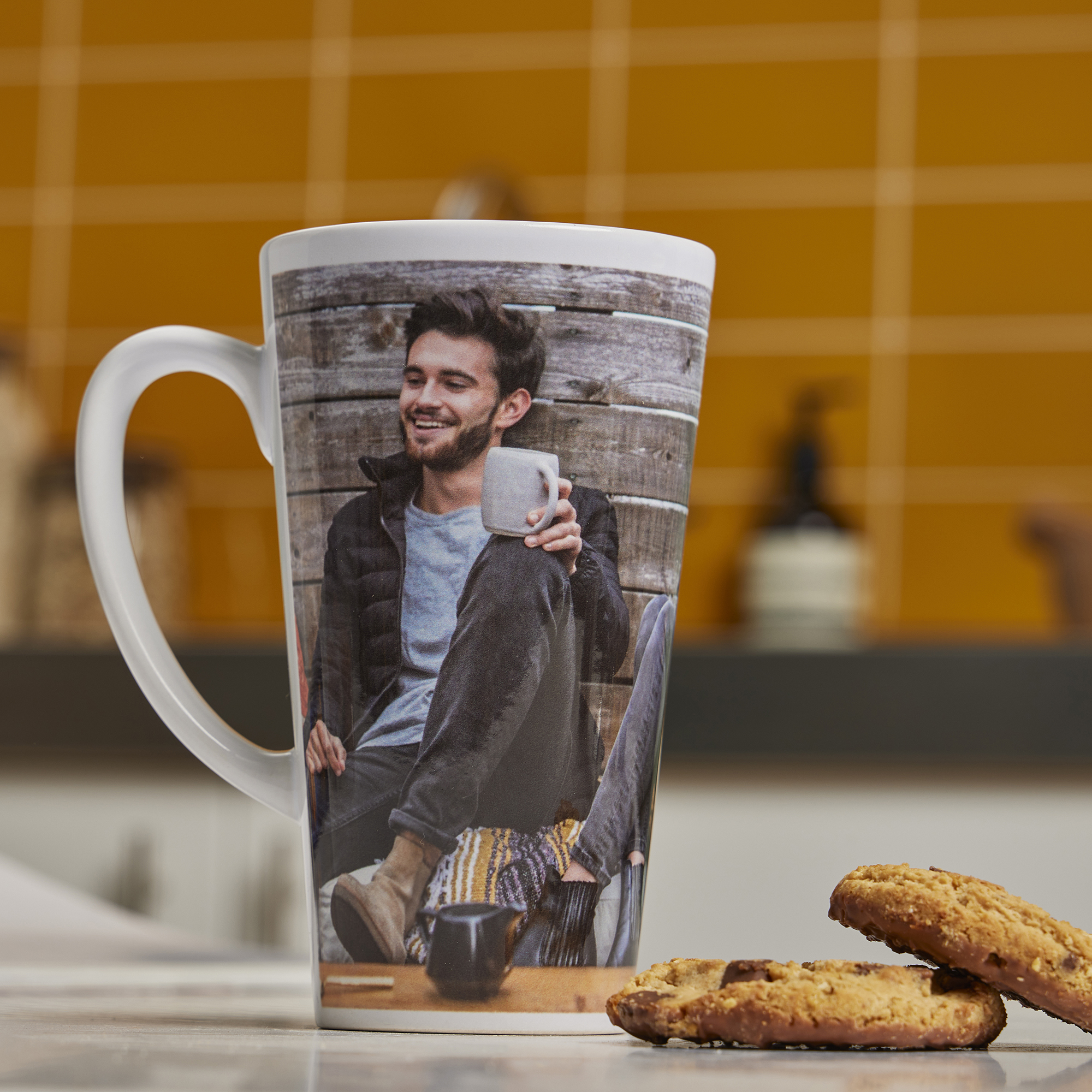 Personalised Photo Upload 17oz Latte Mug
